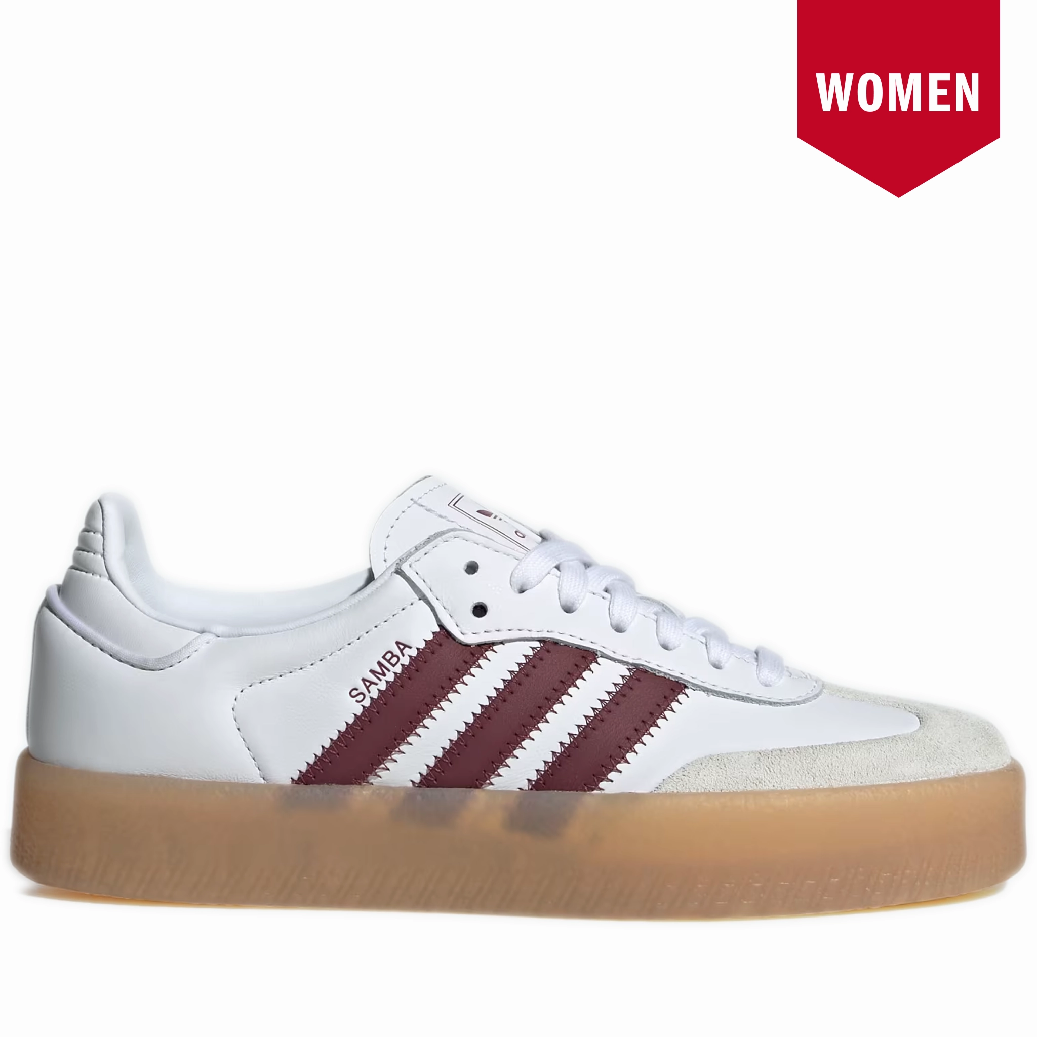 Adidas Turf Indoor Soccer Shoes Women's Adidas Sambae Shoes - Cloud White / Shadow Red / Off White
