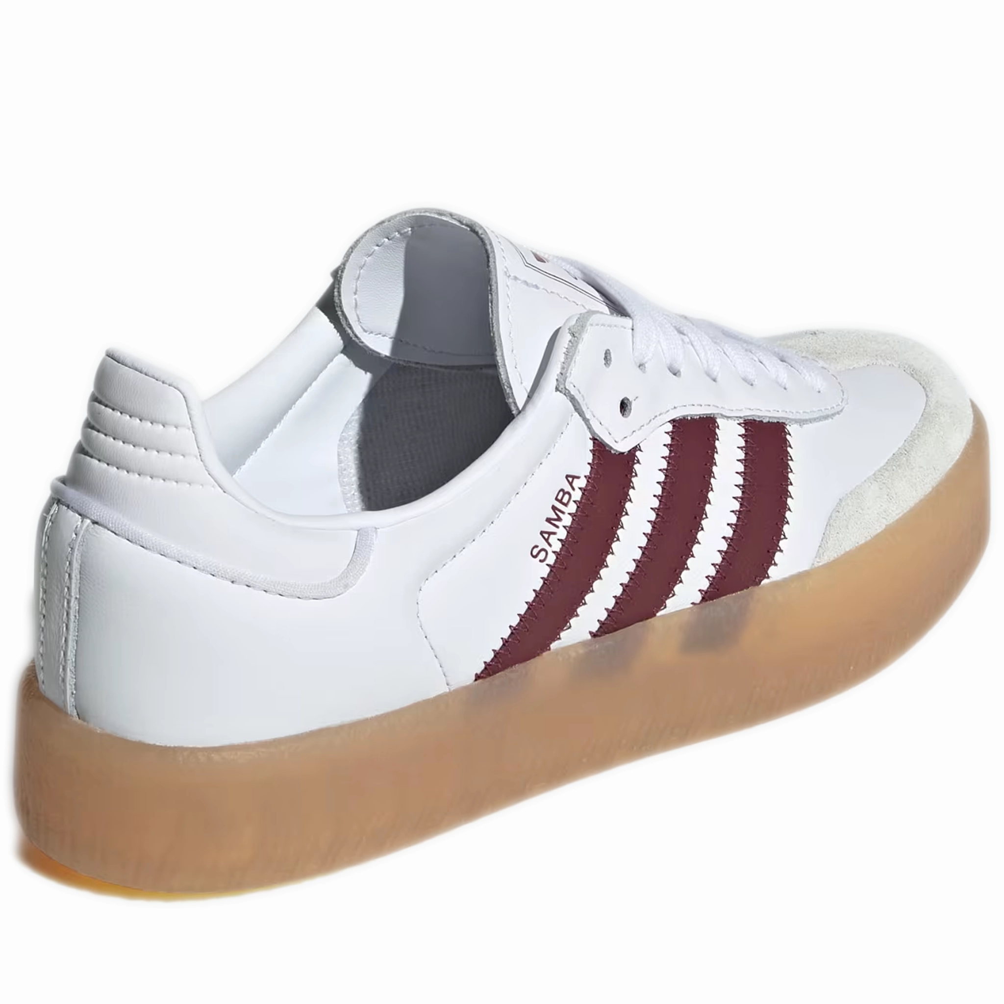 Women's Adidas Sambae Shoes - Cloud White / Shadow Red / Off White Adidas Lillard Shoes