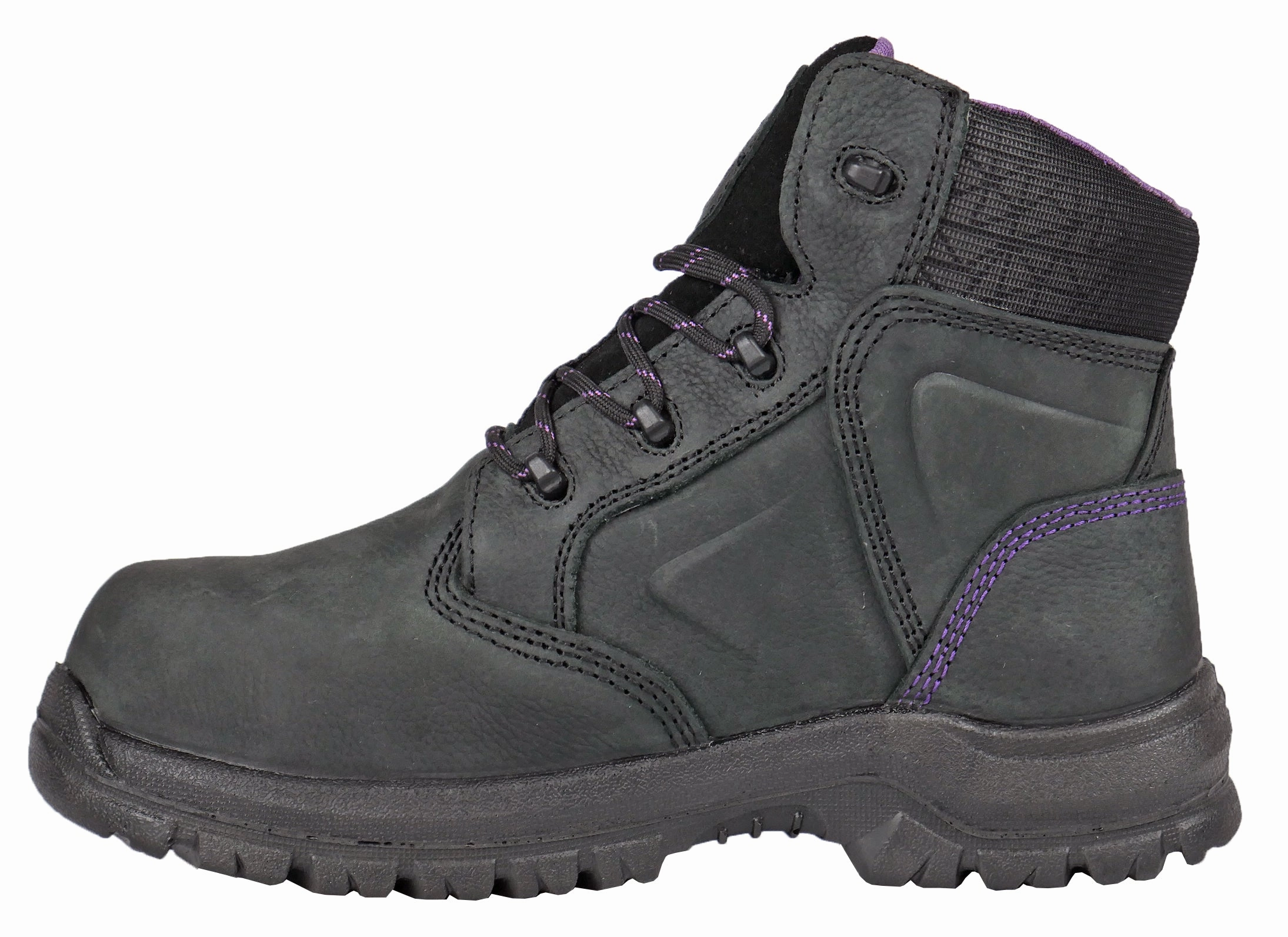 Women's Hoss 6" Lacy Black, PR, SR, EH, Met-Guard Composite Toe Boot Costco Waterproof Shoes