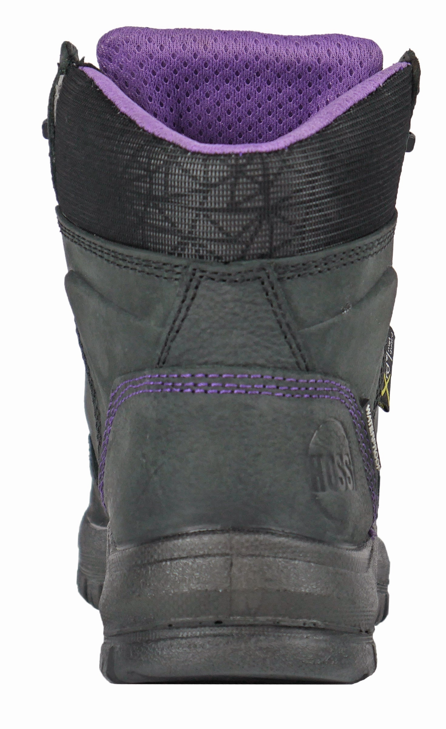 Women's Hoss 6" Lacy Black, PR, SR, EH, Met-Guard Composite Toe Boot Wide Width Waterproof Shoes