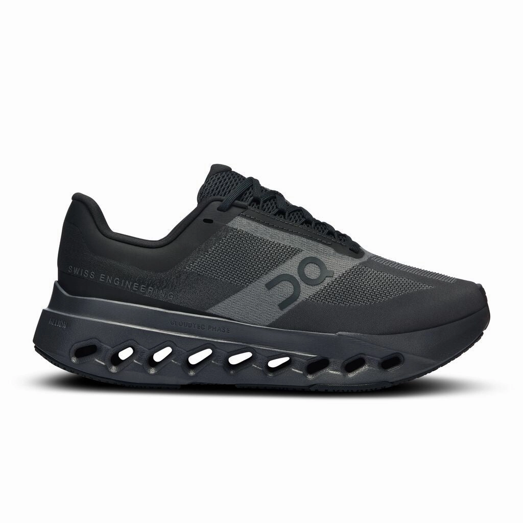 Running Shoes For Hiking Women's On Cloudsurfer Next Running Shoe in Black | Eclipse