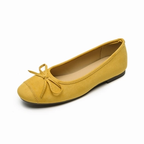 Women's Plain Bowknot Casual Comfort Flats Best Casual Shoes High Arches