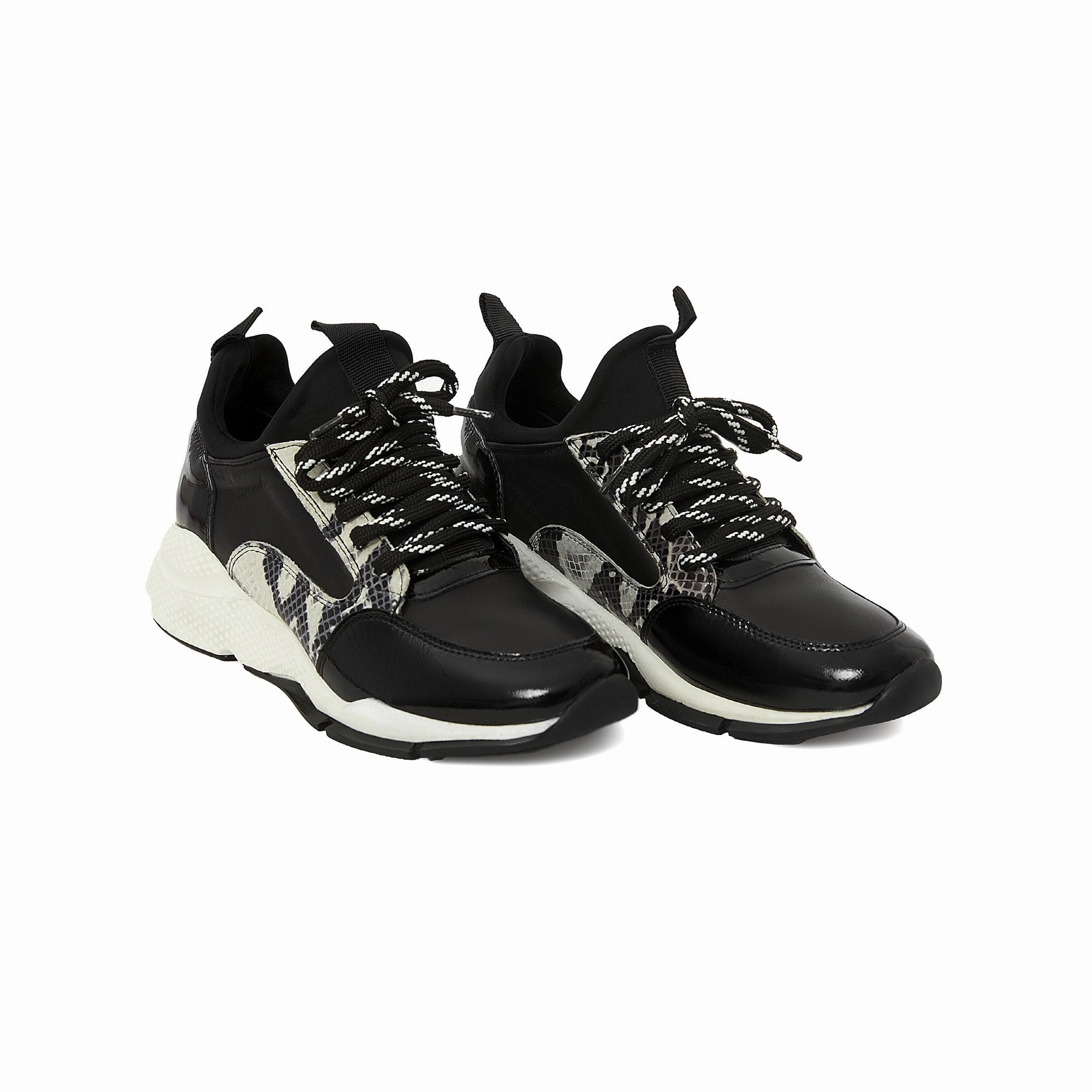 Koio Sneakers Women's Snake Leather Handmade Sneakers W5010