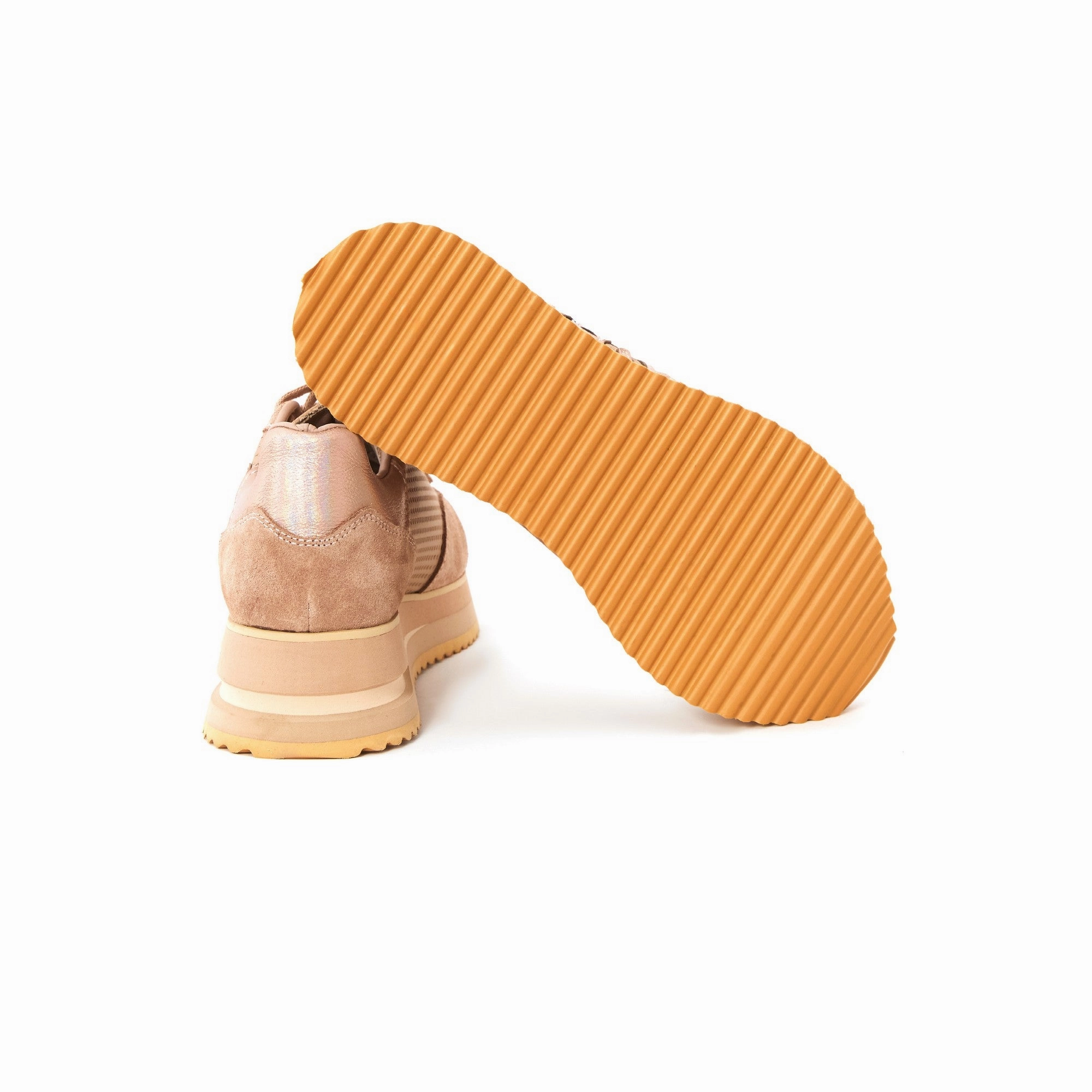 Best Sneakers For Retail Workers Women's Suede Calf Leather Handmade Sneakers W5013