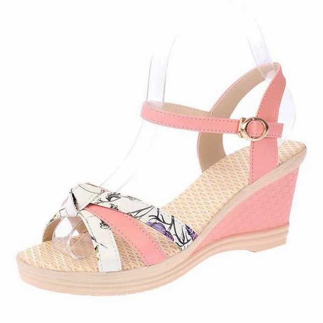 Women Sandals Summer Shoes Fashion Women Shoes Casual Wedges Sandals Female Ladies Shoes Flat Shoes Wedding Dress