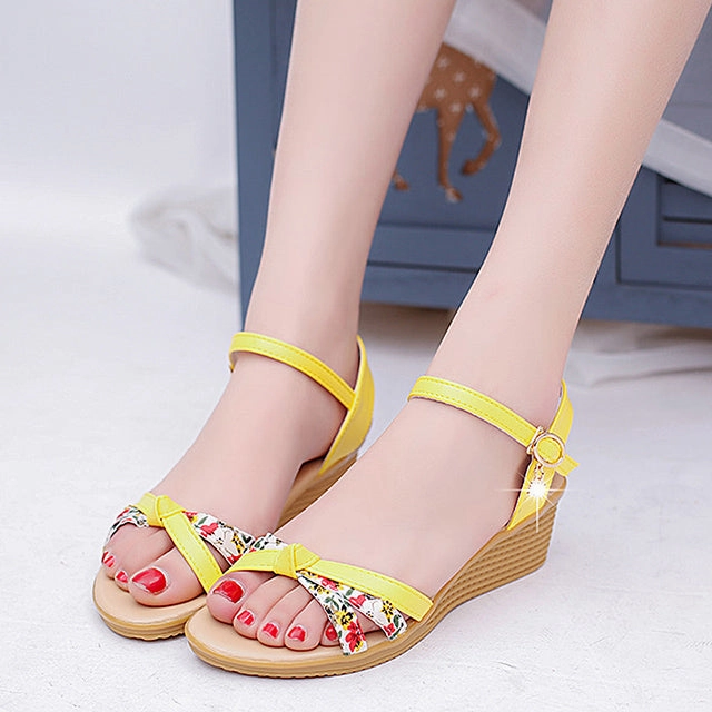 Women Sandals Wedge Shoes Woman Spring Summer Flat Sandals Beach Women Shoes Casual Ladies Sandals Denim Flat Shoes
