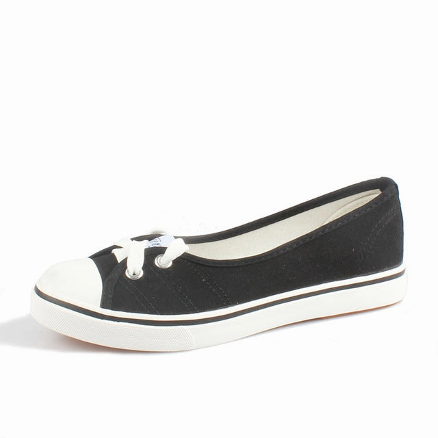Women Shoes Ballet Flats Loafers Casual Breathable Women Flats Slip On Fashion Canvas Flats Shoes Women Low Shallow Mouth
