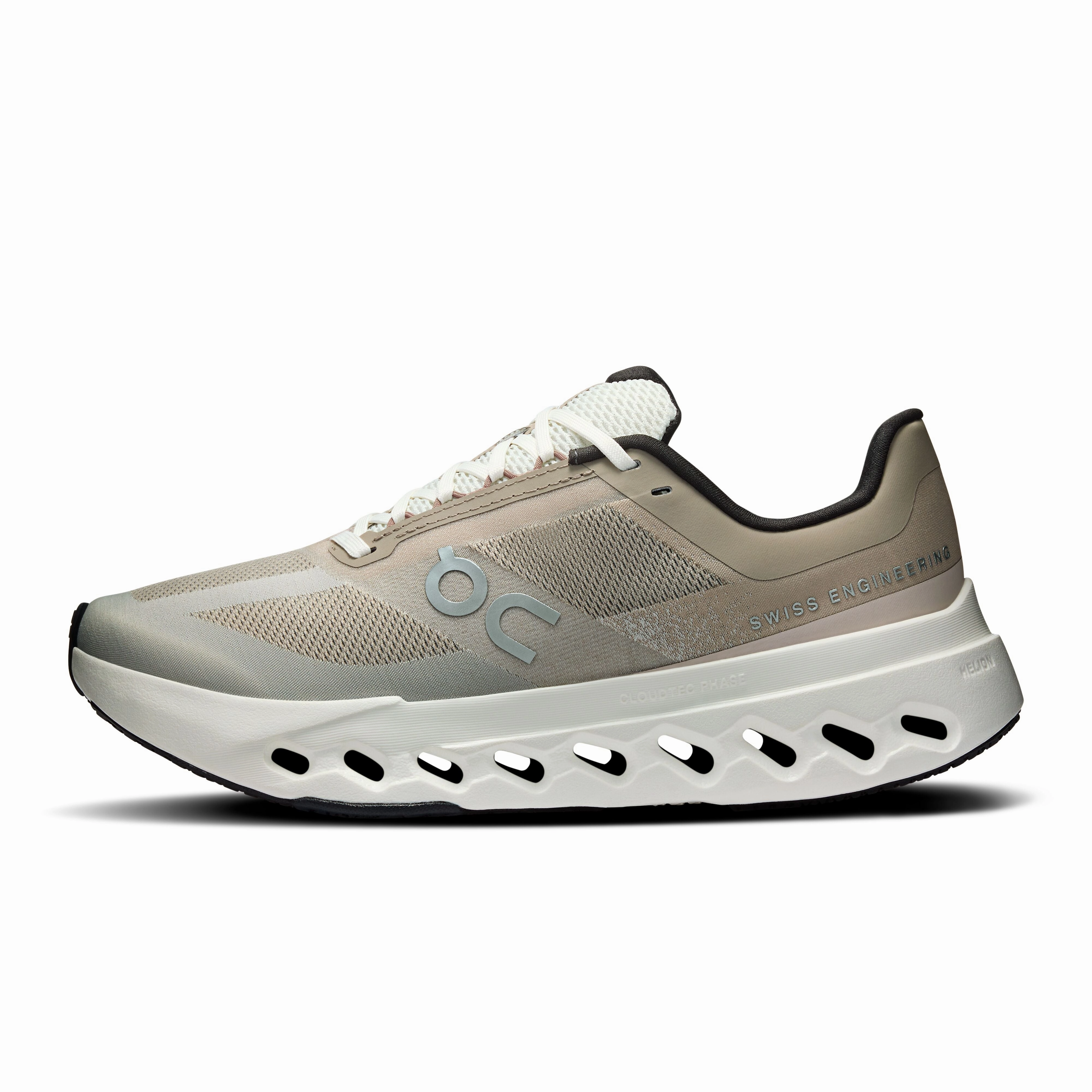 V2k Run Shoes Women's On Cloudsurfer Next Running Shoe in Fog | Ivory