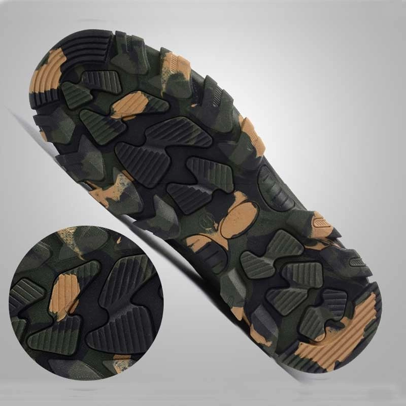 Work Boots Construction Men's Outdoor Steel Toe Cap Shoes Men Camouflage Puncture Proof High Quality Safety Shoes Plus Size Boots With Shorts
