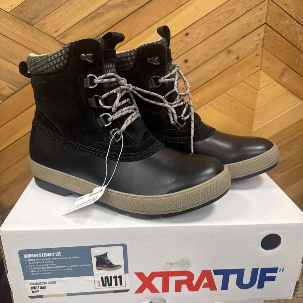 XTRATUF - Women's Legacy LTE Boots: Black-women-11 Most Comfortable Waterproof Running Shoes