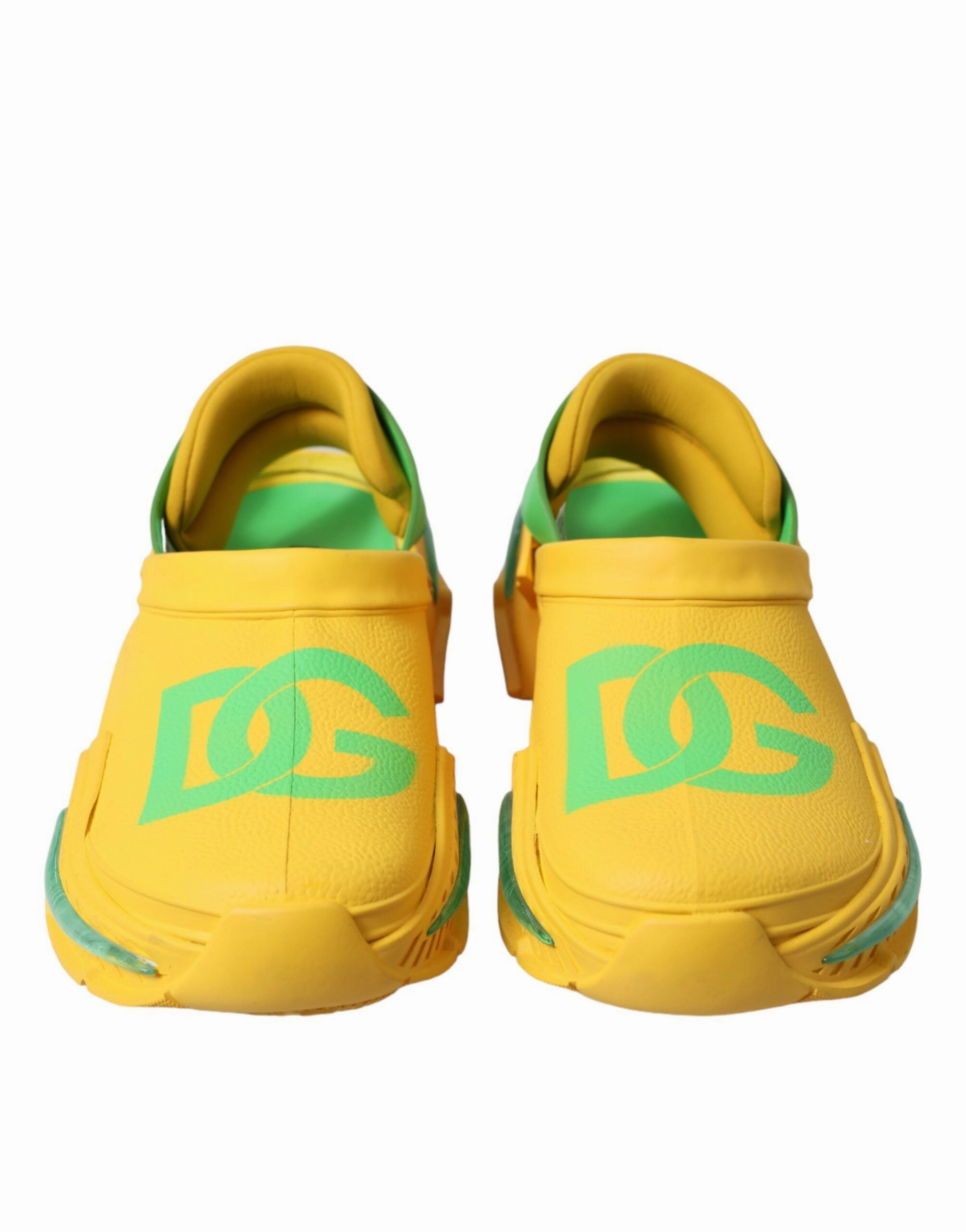 Yellow Green Rubber Clogs Men Slippers Men Shoes Slippers In Sale