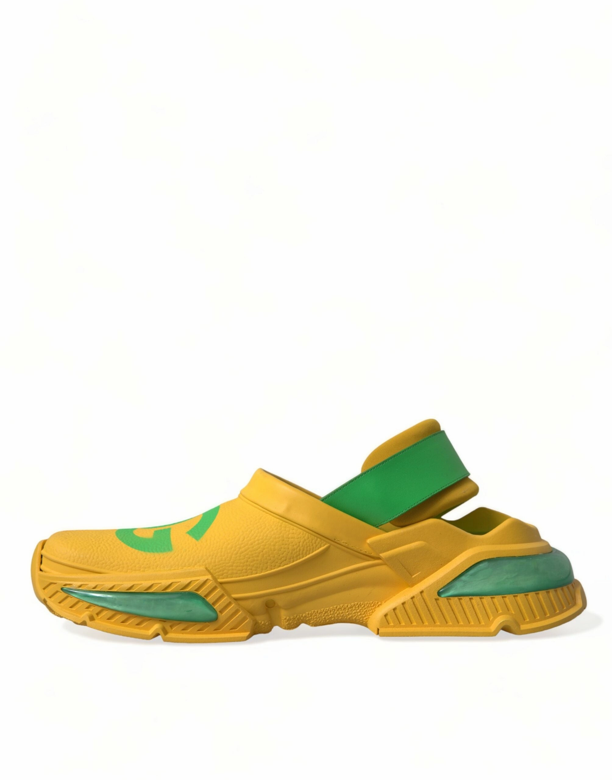 Tazzman Slippers Yellow Green Rubber Clogs Men Slippers Men Shoes