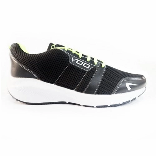 YOO  CUT AND SAW BLACK CASUAL SHOES FOR GENTS - TRACK Casual Shoes Ffxiv