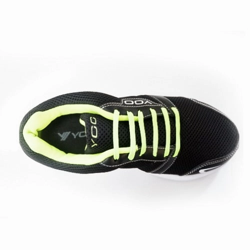 YOO  CUT AND SAW BLACK CASUAL SHOES FOR GENTS - TRACK Size 9 Casual Shoes