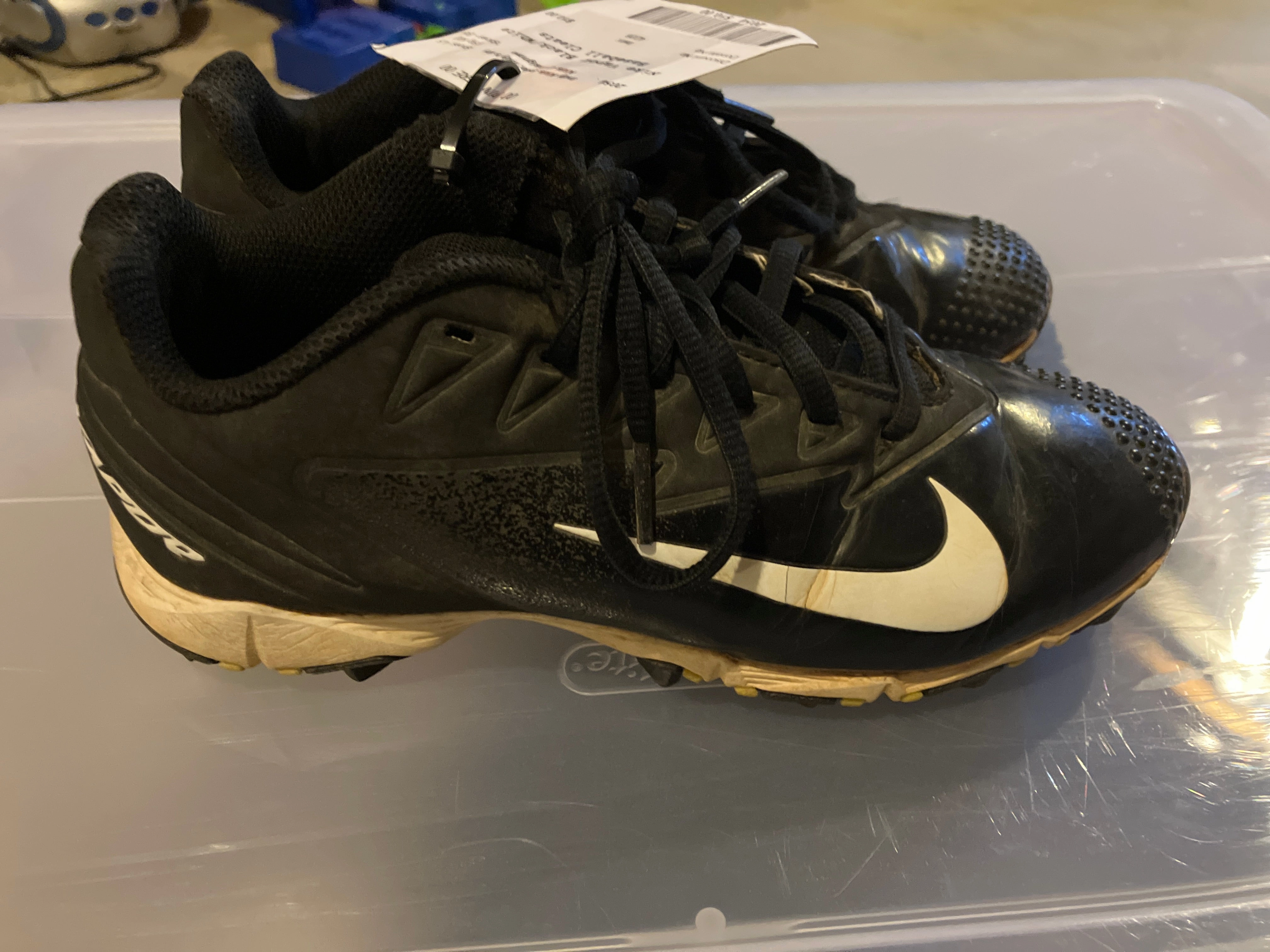 Asics Gel Excite Trail 2 Shoes Nike Vapor Black/White Baseball Cleats - Shoes: 4.5 (Big Kid)