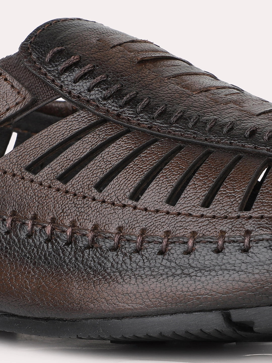 Daisy Sandals Mens Brown Solid Pointed Toe Casual Sandals